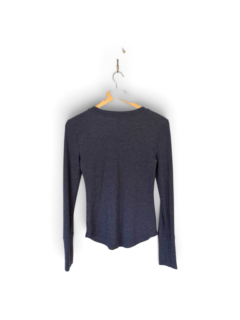 Vintage American Eagle Heather Blue Après Ski Thermal Long-Sleeve Tee | M - Picture 9 of 9